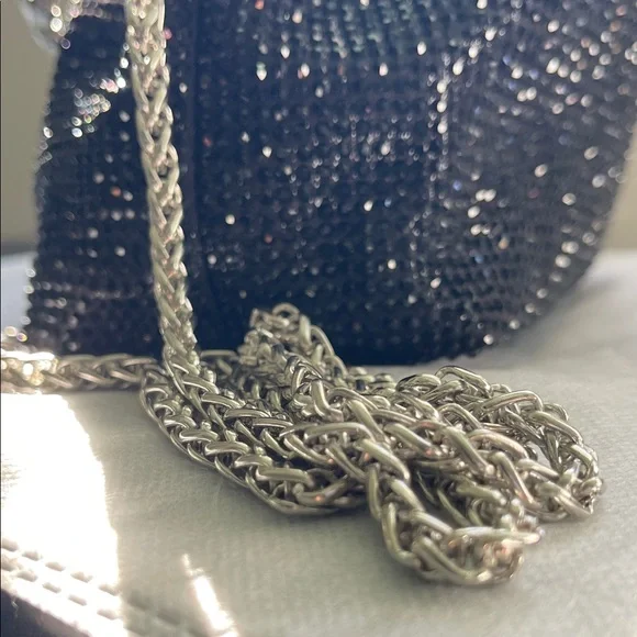 Elegant Black Beaded Women's Bag - Picture 10 of 10